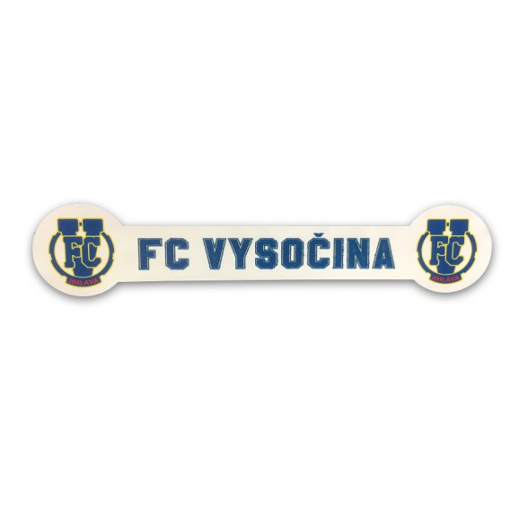 Samolepka FC Vysočina Nápis