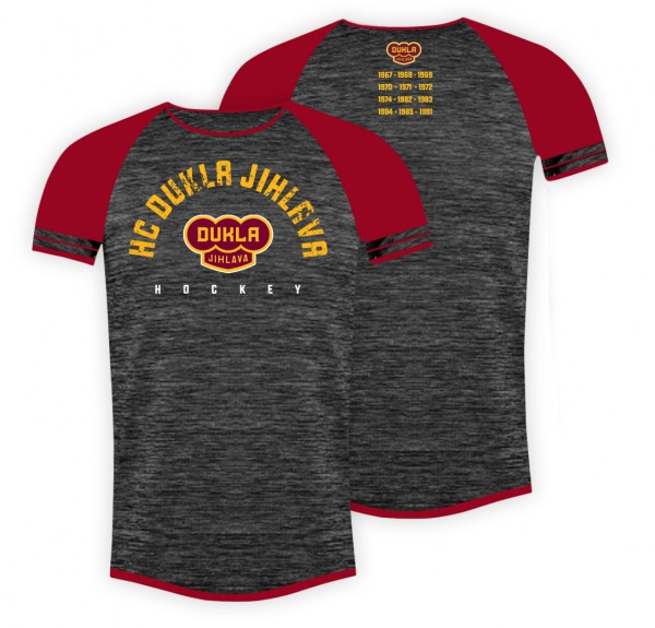 Pánské Tričko Dukla Jihlava Hockey Šedé
