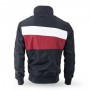 Sportovní bunda od značky Thor Steinar. Bunda v černém provedení s červenými a bílými pruhy