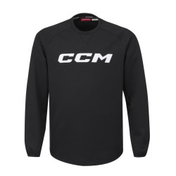 Hokejová Mikina CCM Locker Room Fleece Crew Black