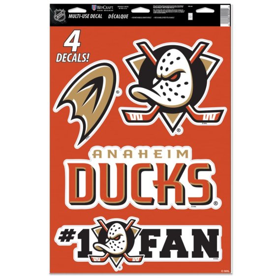 Samolepka Anaheim Ducks NHL Wincraft