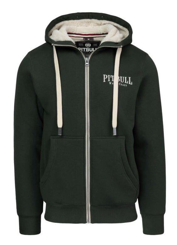 Pánská Mikina PitBull West Coast Ruffin Detroit Zelená