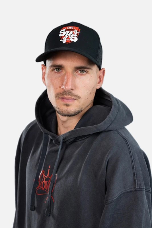 Kšiltovka Erb Slavia x Pasta Oner Černá