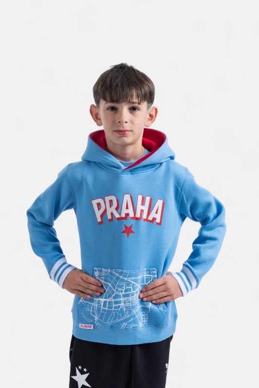 Dětská Mikina Slavia Praha Naše Město Hoodie