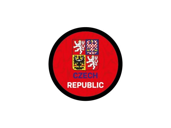 Puk Český Hokej Znak Červený