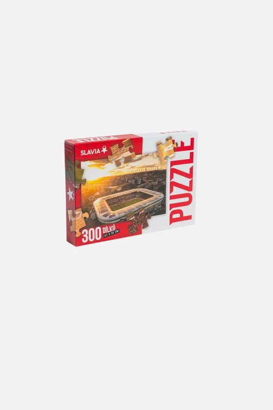Puzzle Slavia Stadion Eden  červená