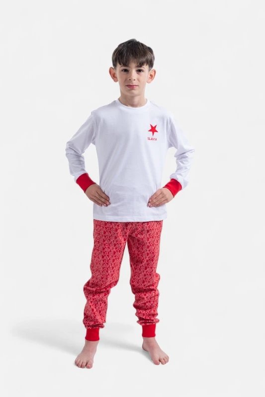 Dětské Pyžamo Slavia Praha S Dlouhým Rukávem