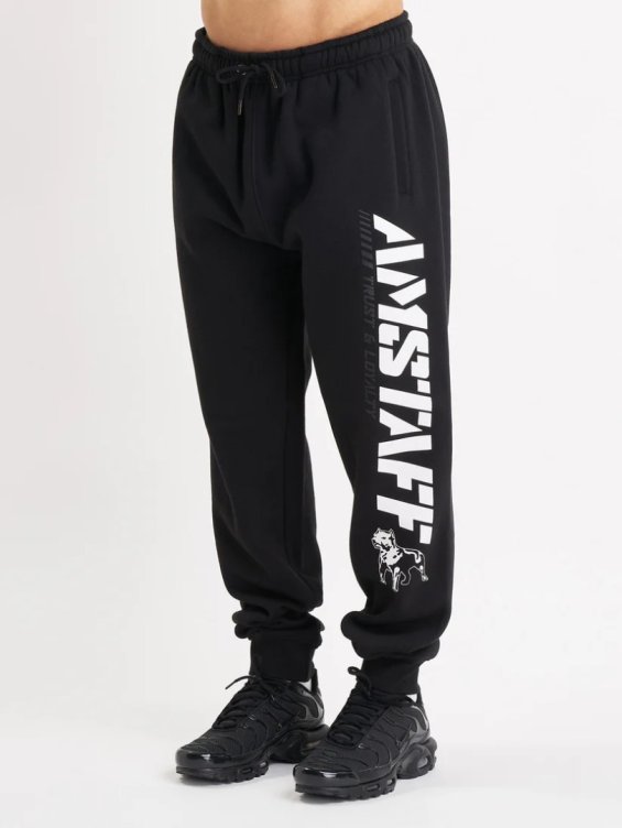 Tepláky Amstaff Logo 2.0 Černobílé