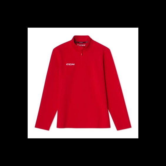 Mikina CCM Premium 1/4 Zip Red