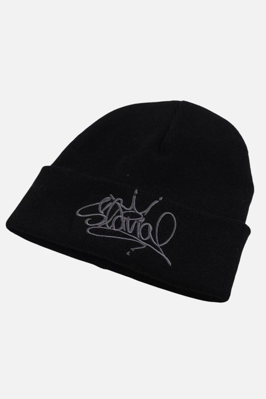 Zimní Čepice Beanie Slavia Praha Grafitti Unisex